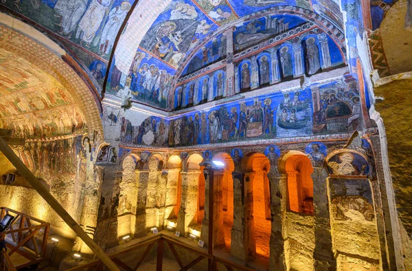 Frescos Murals Ancient Cave Church Buckle Tokali Kilise Painted Directly — Foto de Stock