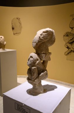 Sanliurfa, Turkey. Interior and artefacts of the archaeological museum in Sanliurfa