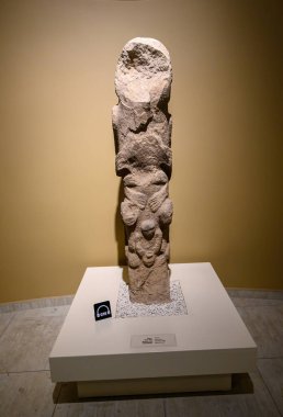 Sanliurfa, Turkey. Interior and artefacts of the archaeological museum in Sanliurfa