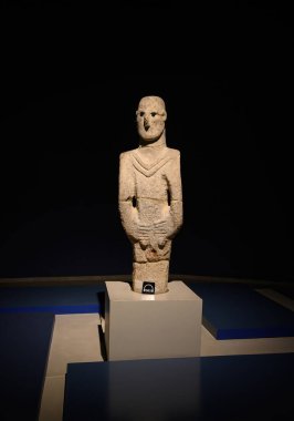 Sanliurfa, Turkey. Interior and artefacts of the archaeological museum in Sanliurfa