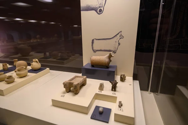 Sanliurfa Turquía Interior Artefactos Del Museo Arqueológico Sanliurfa — Foto de Stock