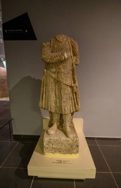 Sanliurfa, Turkey. Interior and artefacts of the archaeological museum in Sanliurfa