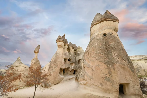 Fairy Chimneys Rock Formations Goreme Cappadocia Turkey — Stock Photo, Image