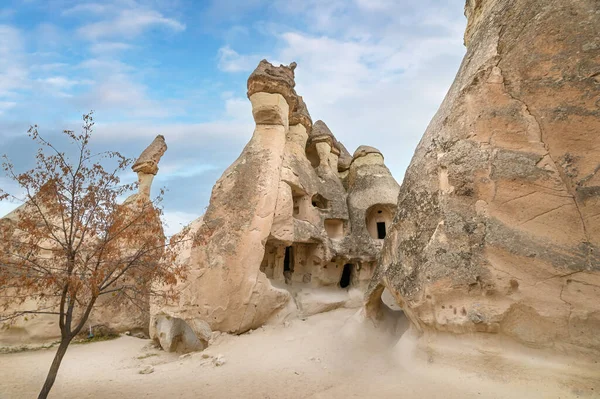 Fairy Chimneys Rock Formations Goreme Cappadocia Turkey — Stock Photo, Image