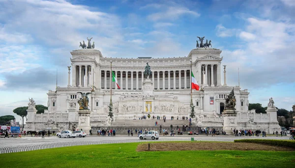 Rome Italy National Monument Vittoriano Altare Della Patria Altar Fatherland Royalty Free Stock Images
