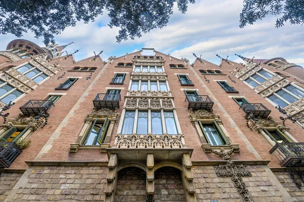 Casa Les Punxes Barcelona Espanha Excelente Exemplo Construção Modernismo Tardio — Fotografia de Stock