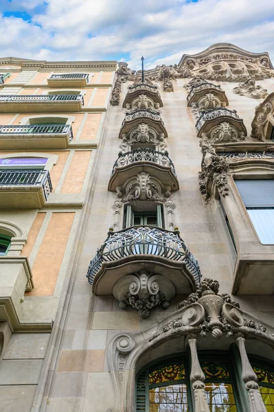 Casa Comalat Casa Comalat Edifício Modernista Barcelona Espanha Construído Por — Fotografia de Stock