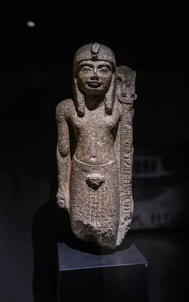 Barcelona Spanyolország Műtárgyak Ókori Egyiptomi Kultúra Múzeumában — Stock Fotó