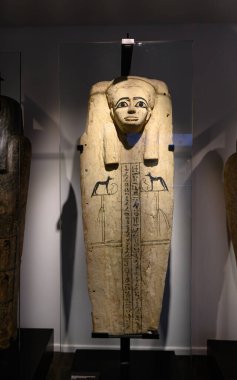 İspanya Barselona 'daki Antik Mısır Kültür Müzesi' ndeki eserler