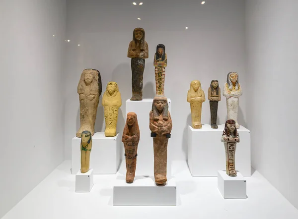 Artefakter Museum Ancient Egypt Kultur Barcelona Spanien — Stockfoto