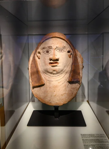 Spanya Barselona Daki Antik Mısır Kültür Müzesi Ndeki Eserler — Stok fotoğraf