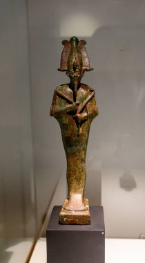 İspanya Barselona 'daki Antik Mısır Kültür Müzesi' ndeki eserler