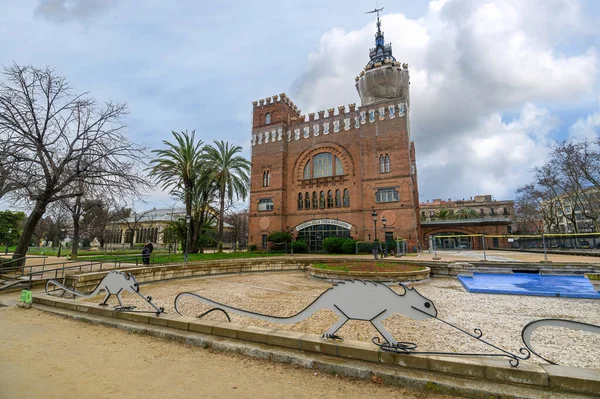 Drachenburg Parc Ciutadella Barcelona Spanien — Stockfoto