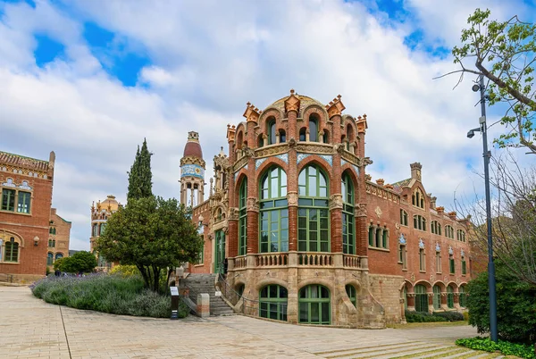 Barcelona España Complejo Hospital Santa Creu Sant Pau Sitio Art —  Fotos de Stock