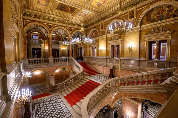 Budapest Hungary Interior Hungarian Royal State Opera House Considered One — Stock Photo, Image