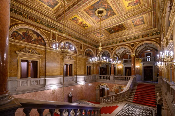Budapest Hungary Interior Hungarian Royal State Opera House Considered One — Stockfoto