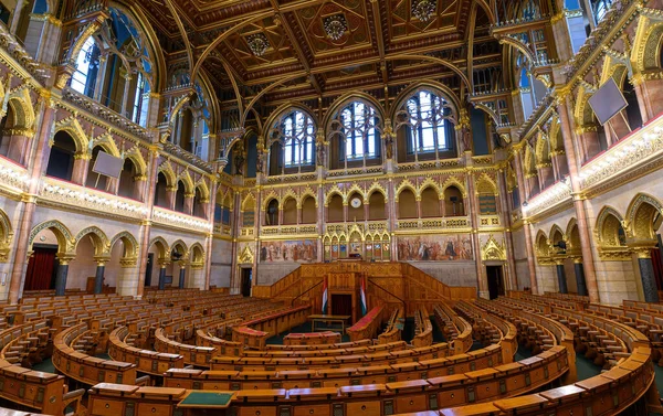 Budapeşte, Hunagary. Macar Parlamentosu binasının içi