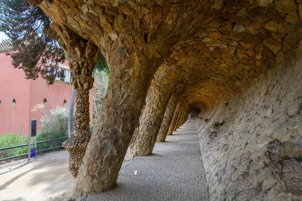 Park Guell Entworfen Von Antoni Gaudi Barcelona Spanien — Stockfoto