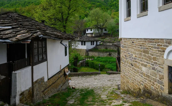 Obec Bozhentsi Bulharsku Obec Gabrovo Starý Dům Dochovanou Architekturou — Stock fotografie
