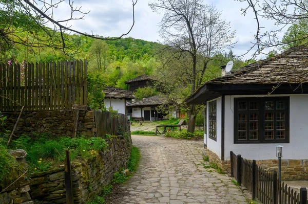 Χωριό Bozhentsi Στη Βουλγαρία Δήμος Gabrovo Παλιό Σπίτι Διατηρημένη Αρχιτεκτονική — Φωτογραφία Αρχείου