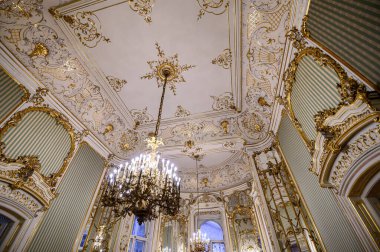 Macaristan, Budapeşte 'deki ünlü Szabo Ervin Kütüphanesi' nin güzel iç mekanı.