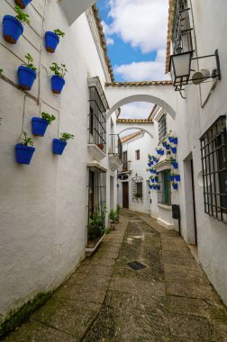 Barselona, İspanya. Poble Espanyol - İspanya 'nın tipik bölgesel mimarisini sergileyen 117 binayla 1929 yılında inşa edilen açık hava müzesi.
