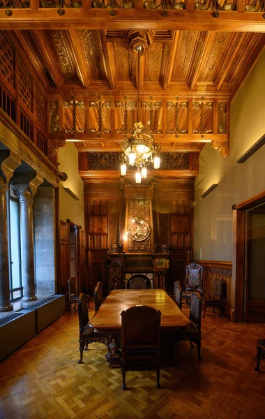 Barcelona Spain Interior Palau Guell Palace Mansion Designed Catalan Architect — Stock Photo, Image