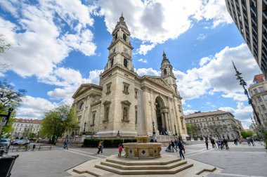 Budapeşte, Macaristan. Aziz Stephen Bazilikası, Macaristan 'ın ilk kralı Stephen' ın anısına Roma katolik katedrali