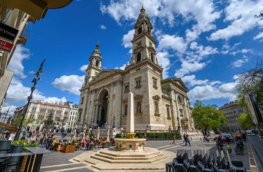 Budapeşte, Macaristan. Aziz Stephen Bazilikası, Macaristan 'ın ilk kralı Stephen' ın anısına Roma katolik katedrali