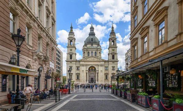 Budapešť Maďarsko Bazilika Štěpána Římská Katolická Katedrála Počest Štěpána Prvního — Stock fotografie