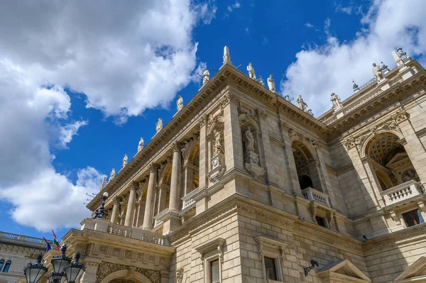 Budapeşte Macaristan Macar Kraliyet Opera Evi Mimarın Başyapıtlarından Biri Olarak — Stok fotoğraf