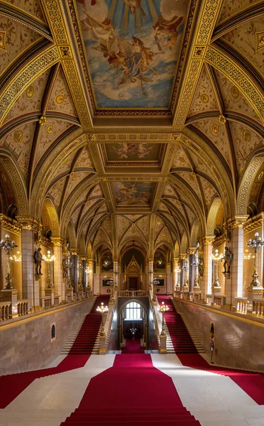 Budapest Hungary Interior Hungarian Parliament Building — Stock Photo, Image