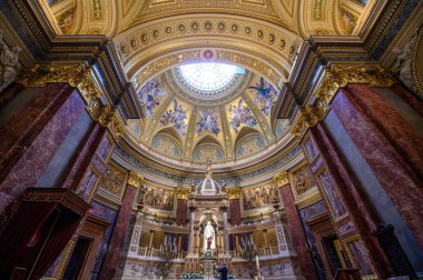 Budapeşte, Macaristan. St. Stephen 's Bazilika Katedrali