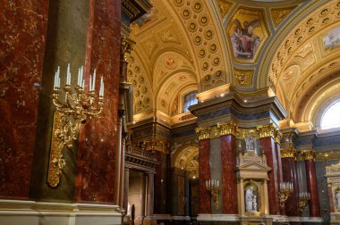 Budapeşte, Macaristan. St. Stephen 's Bazilika Katedrali