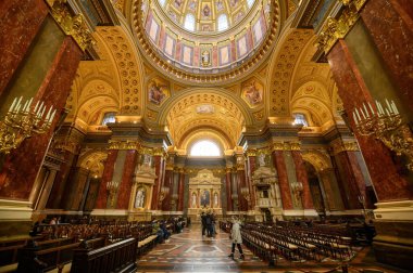 Budapeşte, Macaristan. St. Stephen 's Bazilika Katedrali