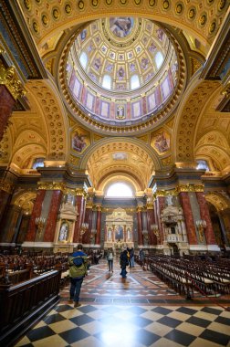Budapeşte, Macaristan. St. Stephen 's Bazilika Katedrali