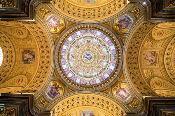 Budapest Hungary Interior Stephen Basilica Cathedral — Stock Photo, Image
