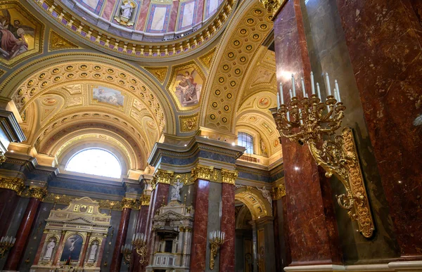 Budapest Hungría Interior Catedral San Esteban — Foto de Stock