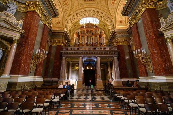 Budapest Hungary Interior Stephen Basilica Cathedral — Foto de Stock