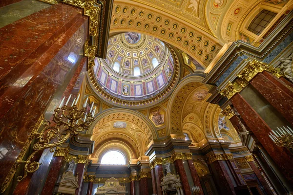 Budapest Hungary Interior Stephen Basilica Cathedral — ストック写真