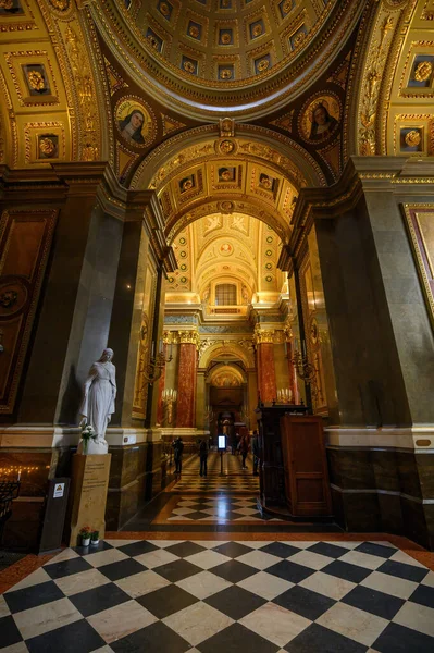 Budapest Hungary Interior Stephen Basilica Cathedral — Stok fotoğraf