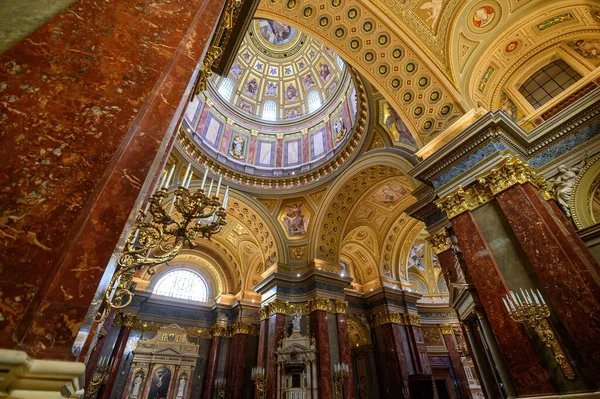 Budapest Hungary Interior Stephen Basilica Cathedral — ストック写真