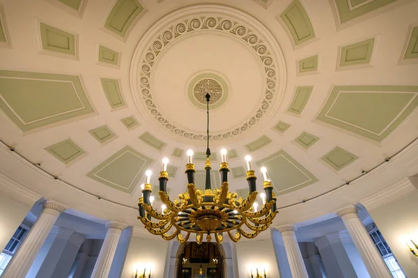 Budapest, Hungary. Interior of Hungarian National Museum - national museum for the history, art and archaeology