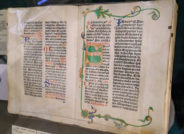 Budapest, Hungary. Artefacts and Interior of Hungarian National Museum - national museum for the history, art and archaeology