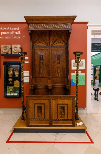 Budapest Hungary Artefacts Interior Hungarian National Museum National Museum History — Stockfoto