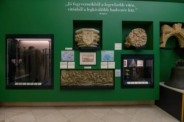 Budapest Hungary Artefacts Interior Hungarian National Museum National Museum History — Stock fotografie