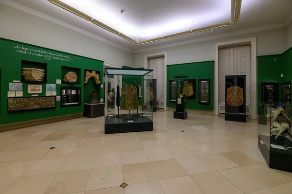 Budapest Hungary Artefacts Interior Hungarian National Museum National Museum History — Stock Fotó