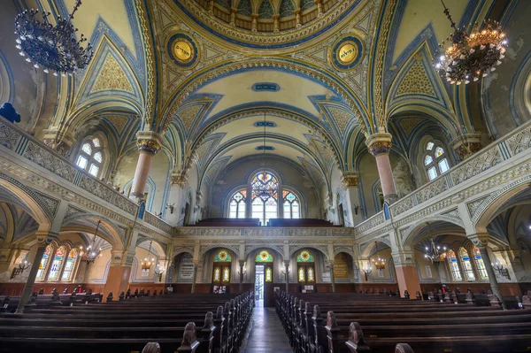 Szeged Maďarsko Interiér Szegedské Synagogy Navržený Lipotem Baumhornem — Stock fotografie