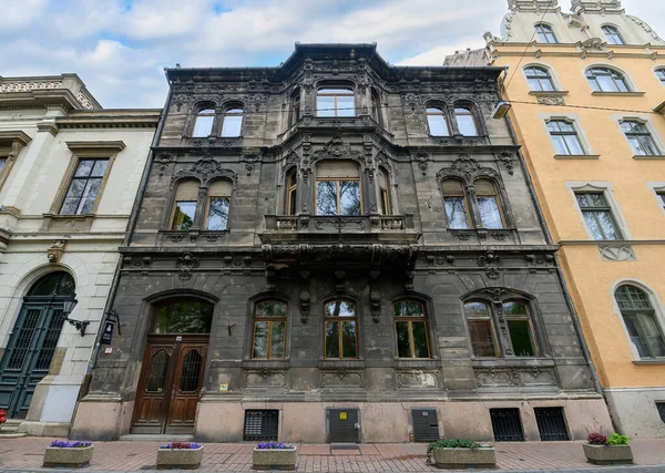 Budapeszt Węgry Widok Przodu Piękny Stary Budynek Centrum Miasta — Zdjęcie stockowe