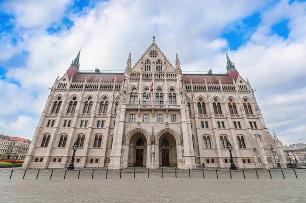 Edifício Parlamento Húngaro Primavera Budapeste Hungria — Fotografia de Stock